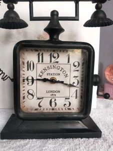 Retro Telephone Table Clock