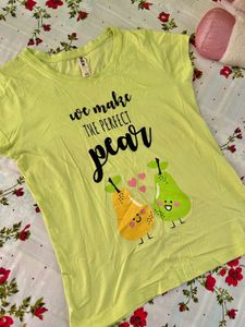 Yellow And Pink Night-suit