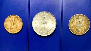 Indian Political Leaders 3 Coins.20,50 paise &amp;Rs-1