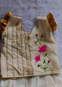 Hand-Painted Kerala Style Lehenga