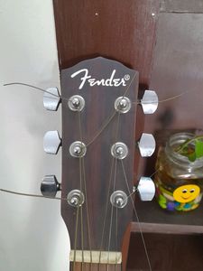 Original Fender USA Acoustic Guitar, Made In Indonesia, Has Built-in Tuner &amp; Preamp