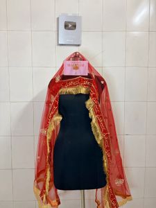 bridal nikha dupatta beautiful lace work