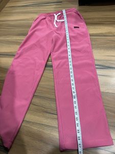 Womens almost new pink track pants for winters