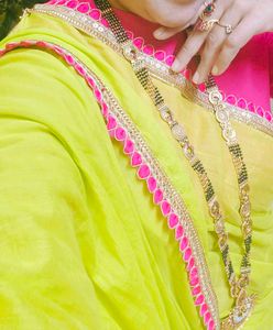 Long Mangalsutra With Earrings