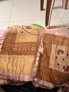 Vintage Embroidered double bed sheet