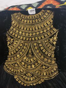 Unstiched Net And Shaleen Long Kurta