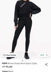 H&amp;M women Stylish Black sports tights