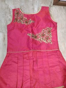 Pink Embroidered Top