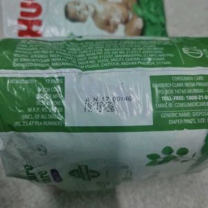 Huggies Nature Care Pants L, 2 packs, 17 in each.