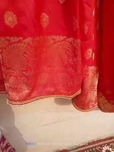 Red Banarasi Silk Saree