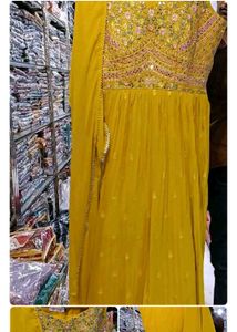 Elegant Yellow anarkali