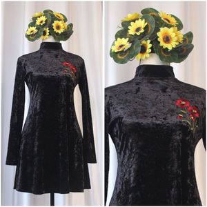 Korean Velvet Dress