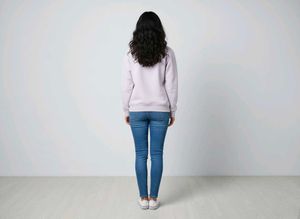 Cute Lavender Graphic Sweatshirt