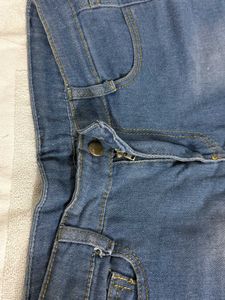 Denim Frayed Shorts