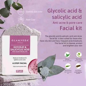 Glycolic &amp; Salicylic Acid Anti Acne Combo ( Face w