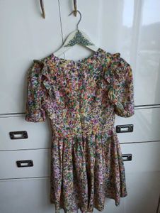 Floral Print Mini Dress