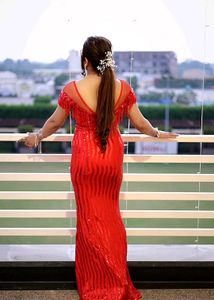 Red Bodycorn Dress