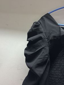 Chic Black Long Sleeve Top