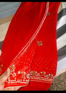 red saree