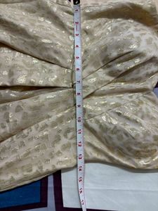 Gold Strapless Party Dress
