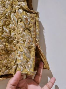 Aarkia Golden Thread Work Heavy Blouse