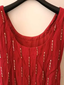 Pretty Maroon Red Suit