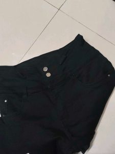 Jeans Black Skin Fit Stretchable