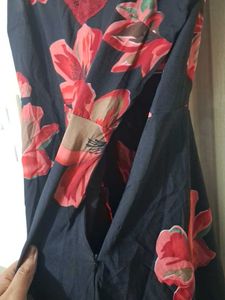Floral Print Sleeveless Dress