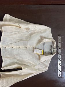 Intune Off-white Ethnic Crop Top