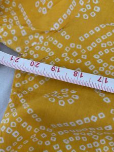 Yellow Patterned Kurti