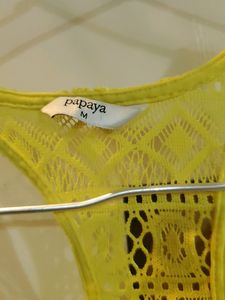 Beautiful Yellow Transparent Singlet..