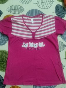 Cute Pink Bear Tee