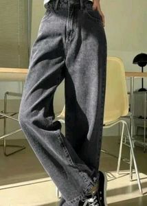 High Rise Stylish Gray Jeans