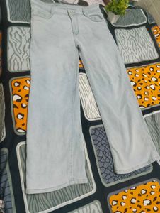 Light Wash Wide Leg Jeans