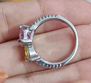 Heart-Shaped Gemstone Ring