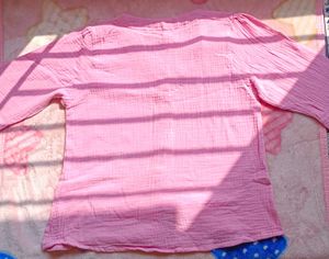 Pink Embroidered Top