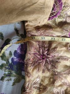 cotton silk with net Suit.