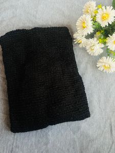 Black Sweat Fabric Shrug