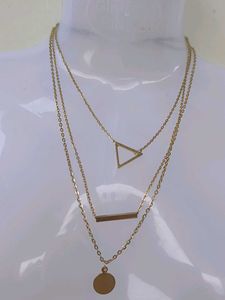 Gold Layered Necklace Set