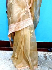 Elegant Embroidered Saree