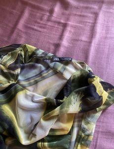 Zara Tulle Top And Skirt