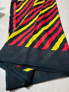 Striped Festive Saree
