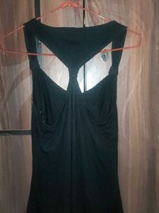 black cutout top