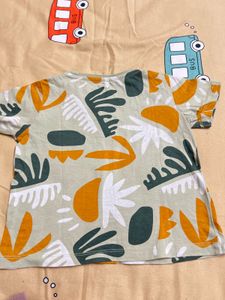 Zudio Cute Printed T-Shirt Set Of 2