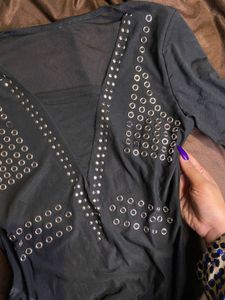 Imported Gothic Net Bodysuit