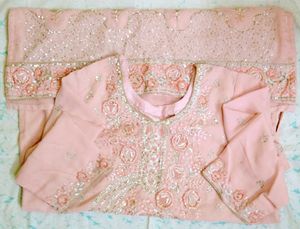 Pink Embellished Salwar Kameez