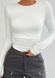 White Long Sleeve Top