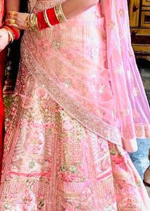 Gorgeous Pink Embroidered Lehenga