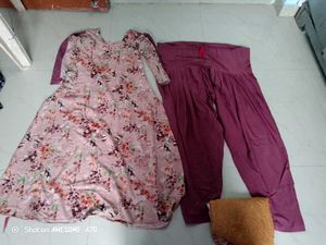 Floral Print Kurti Set