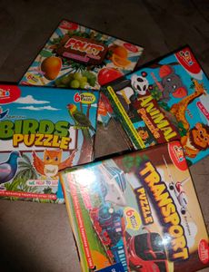 Kids' 6-Piece Puzzle Bundle- 4 Sets + 1gift inside